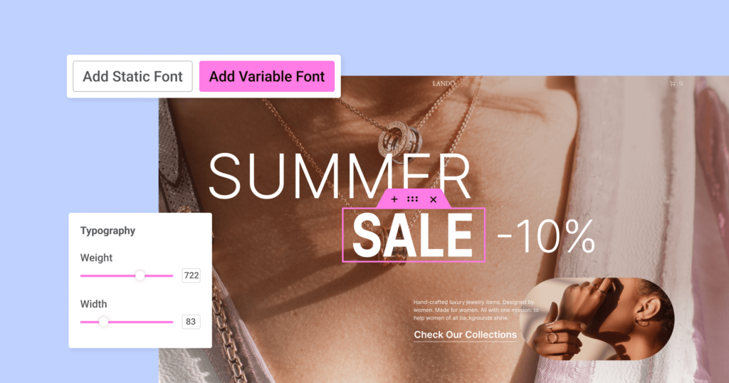 Variable Fonts 1 Introducing Elementor 3.24: Floating Bars, Variable Fonts, Enhanced CSS Loading & More! 2